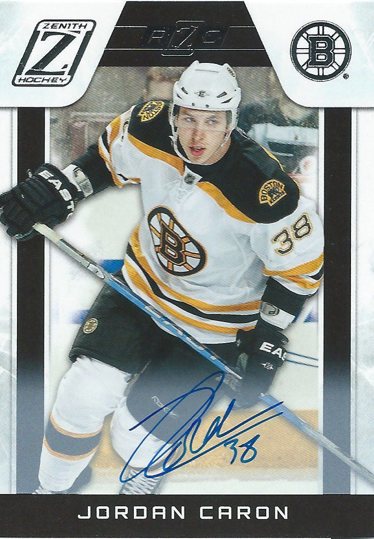 2010-11 Panini Zenith JORDAN CARON 114/199 Autograph RC Rookie 02012
