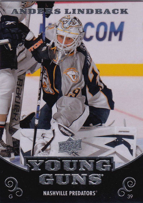 2010-11 Upper Deck YG ANDERS LINDBACK Young Guns Rookie RC 02178 Image 1