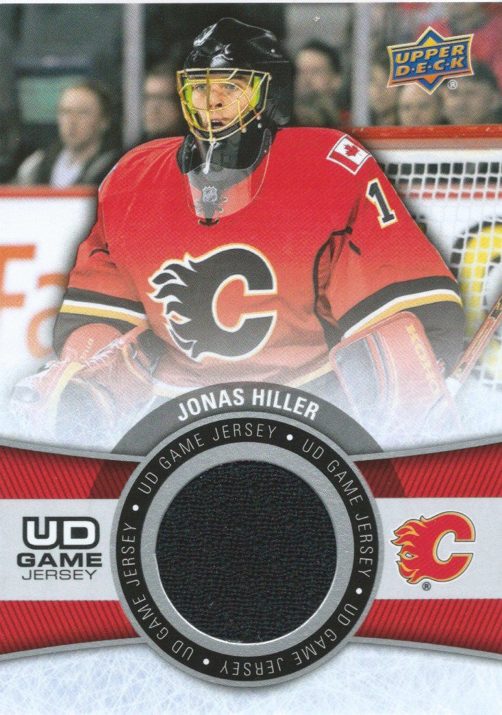2015-16 Upper Deck Game Jersey JONAS HILLER Fabric Swatch UD 02511 Image 1