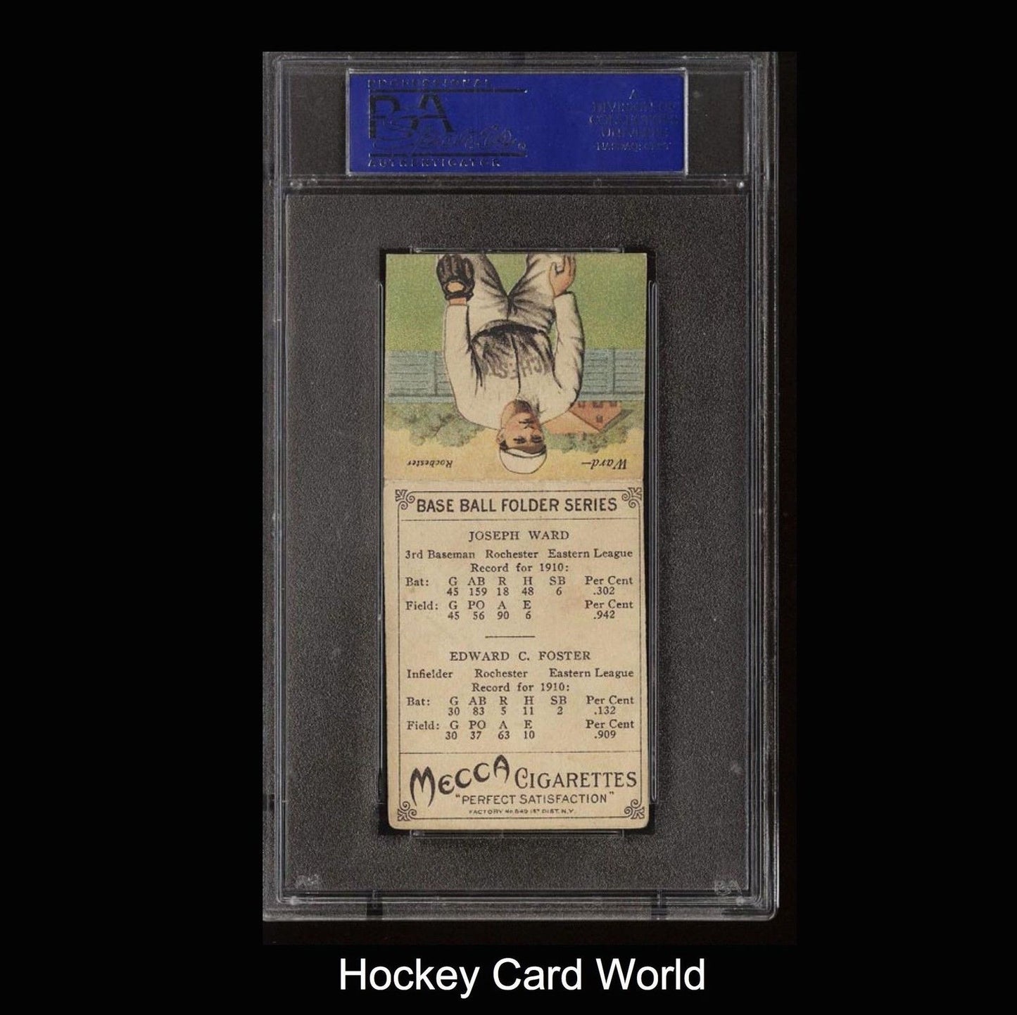 1911 T201 Mecca Double Folders EDWARD FOSTER / JOSEPH FOSTER PSA 5