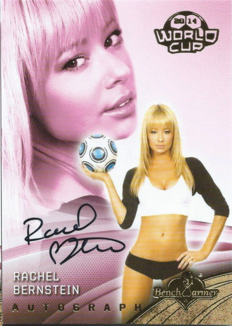 2014 Bench Warmer Soccer World Cup RACHEL BERNSTEIN Autograph Authentic