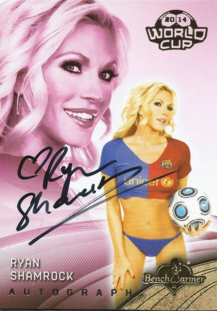 2014 Bench Warmer Soccer World Cup RYAN SHAMROCK Autograph Authentic