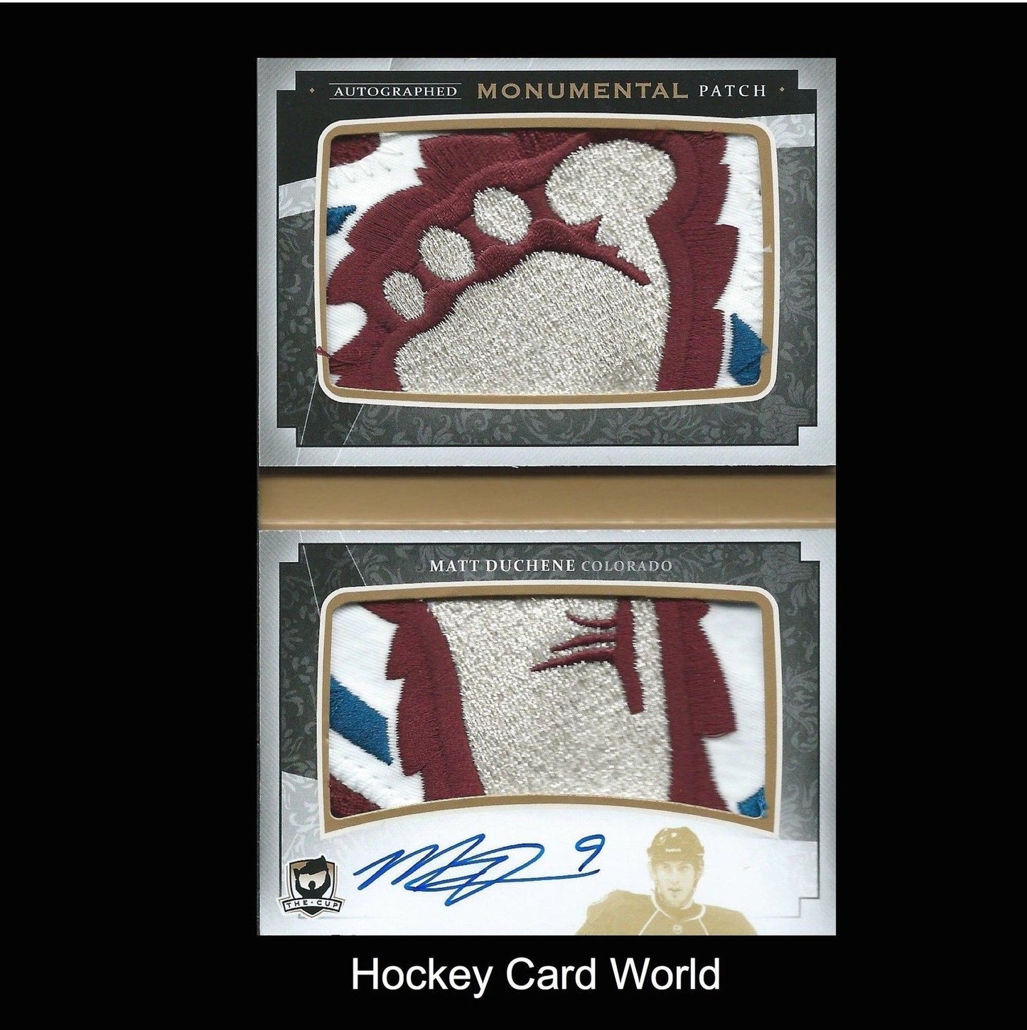 2013-14 The Cup Monumental MATT DUCHENE 1/1 Patch Auto UD Logo Booklet