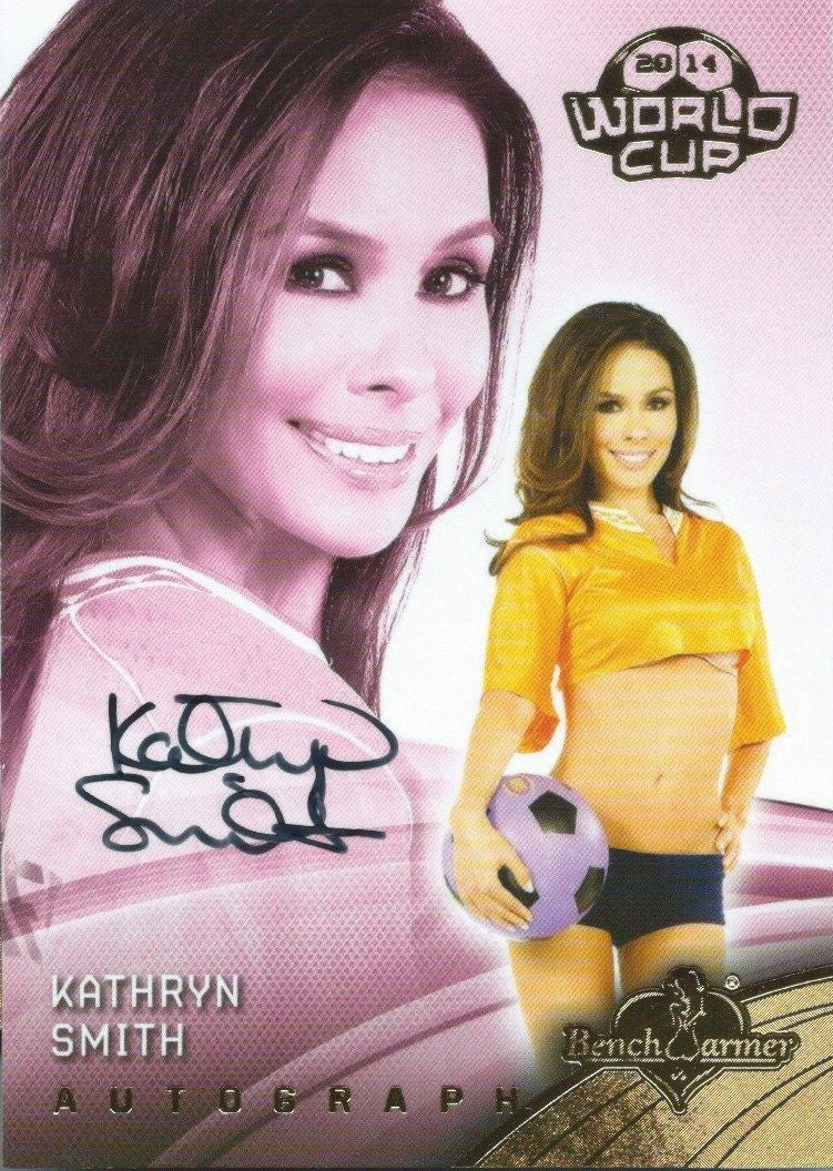 2014 Bench Warmer Soccer World Cup KATHRYN SMITH Autograph Authentic