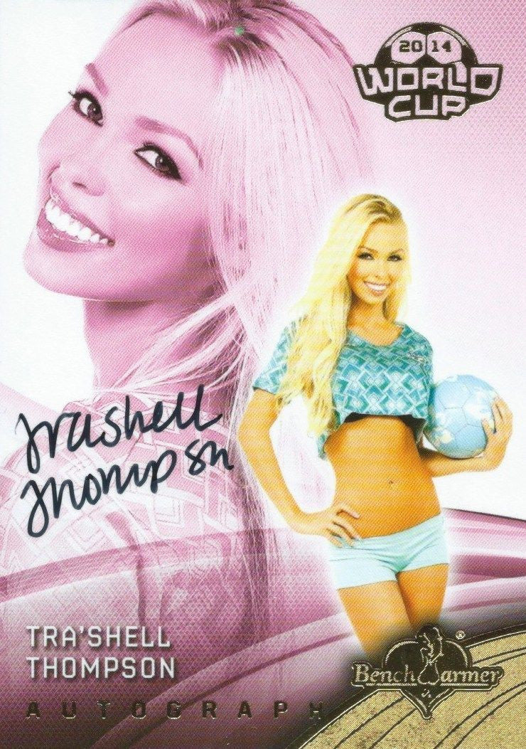 2014 Bench Warmer Soccer World Cup TRA'SHELL THOMPSON Autograph Authentic