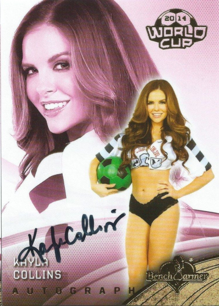 2014 Bench Warmer Soccer World Cup KAYLA COLLINS Autograph Authentic