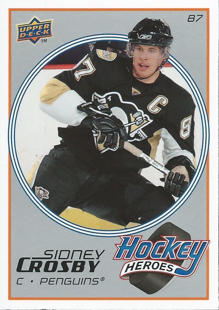 2008-09 Upper Deck Heroes SIDNEY CROSBY #HH3 UD Pittsburgh Penguins NHL Image 1