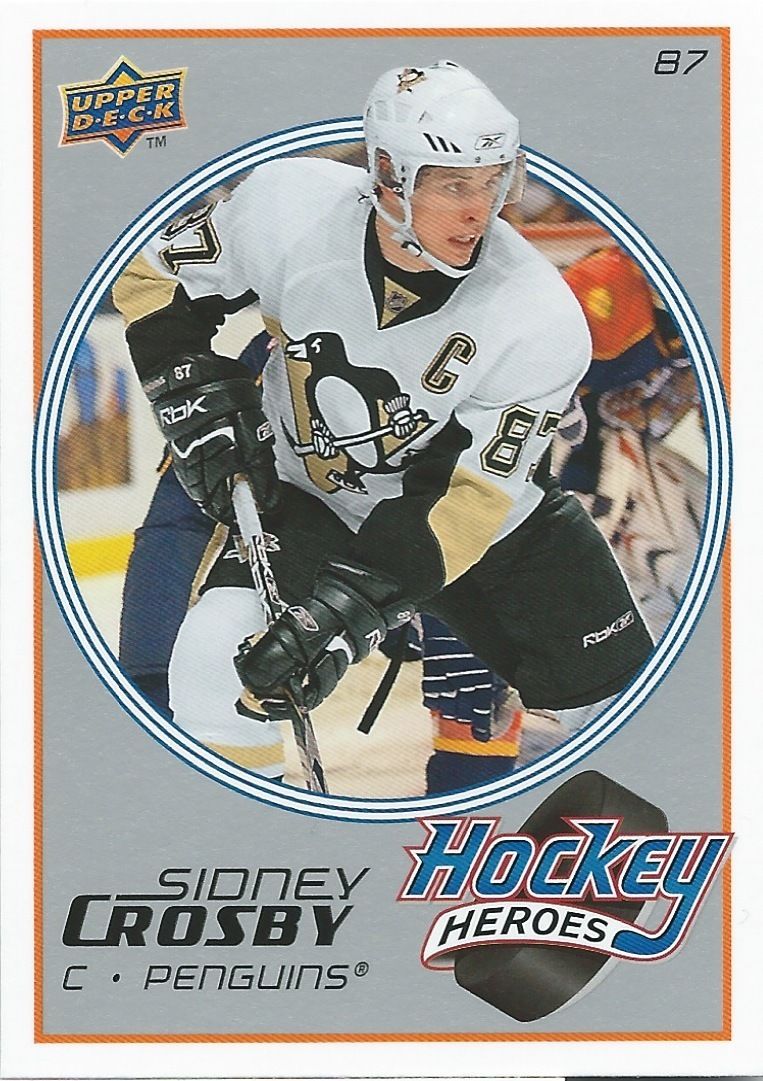 2008-09 Upper Deck Heroes SIDNEY CROSBY #HH5 UD Pittsburgh Penguins NHL Image 1