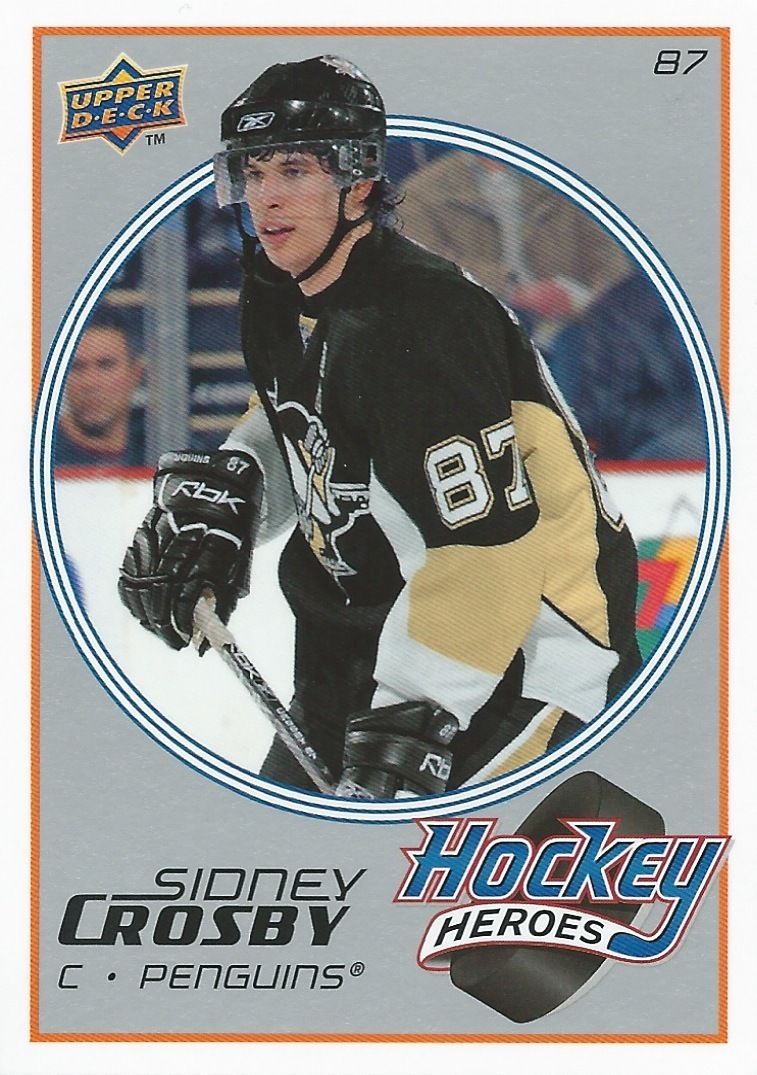 2008-09 Upper Deck Heroes SIDNEY CROSBY #HH6 UD Pittsburgh Penguins NHL Image 1