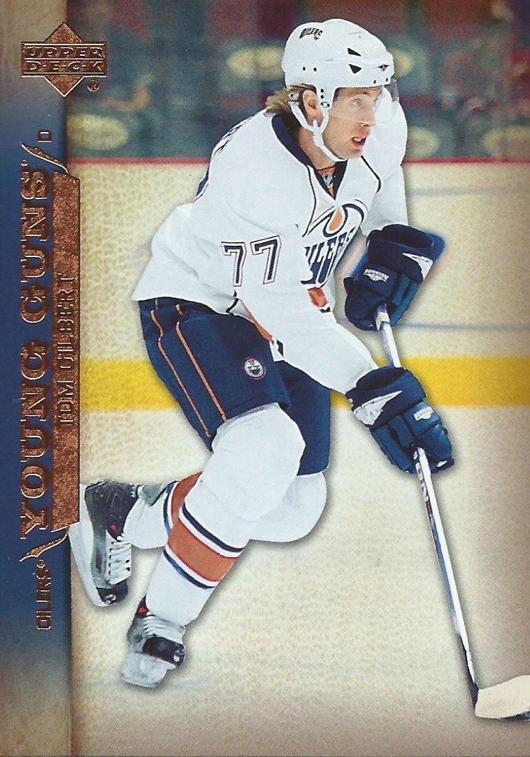2007-08 Upper Deck #220 TOM GILBERT YG Young Guns Rookie RC UD NHL 02223 Image 1
