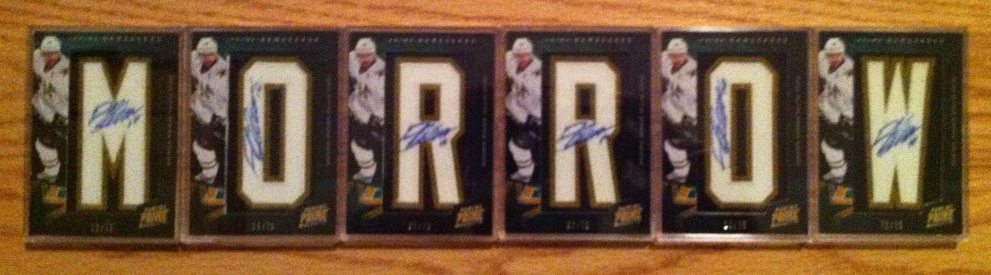 2011-12 Panini Prime BRENDEN MORROW Autograph Namesakes Nameplate Auto