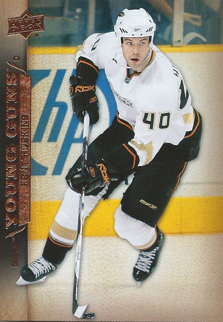 2007-08 Upper Deck #452 KENT HUSKINS YG Young Guns Rookie RC UD NHL 02214 Image 1
