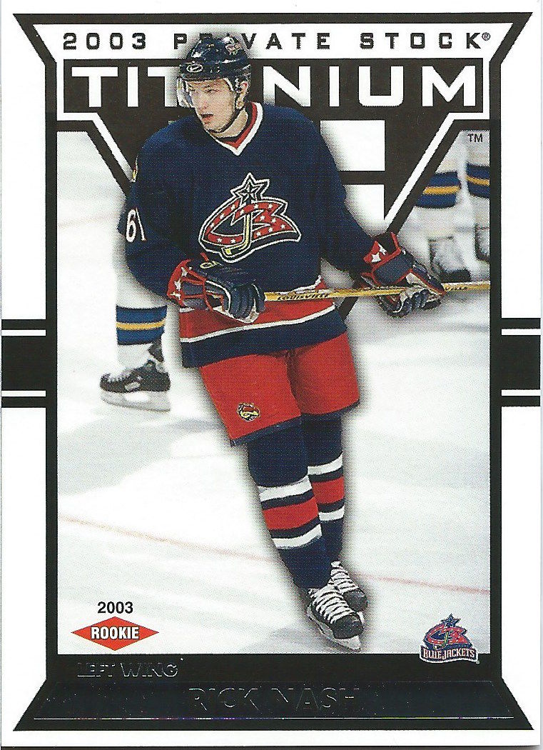 2002-03 Titanium #111 RICK NASH 138/1475 Rookie RC Hockey NHL 02442 Image 1