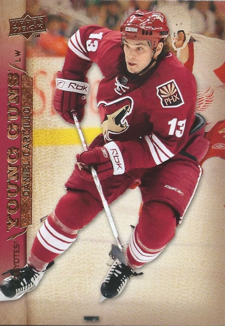 2007-08 Upper Deck #491 DANIEL CARCILLO YG Young Guns Rookie RC NHL 02210