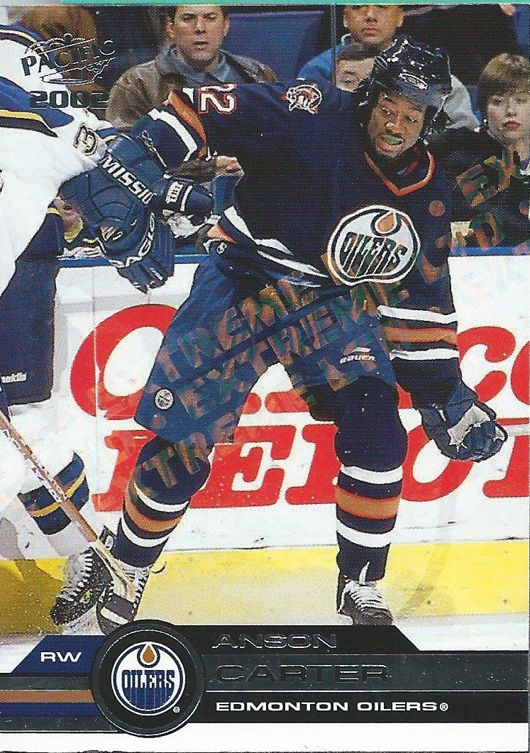 2001-02 Pacific Extreme LTD #153 ANSON CARTER 36/49 Hockey NHL 02444 Image 1