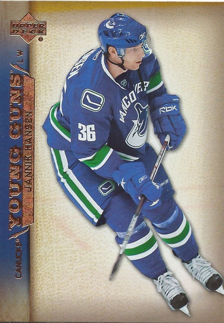 2007-08 Upper Deck #248 JANNIK HANSEN YG Young Guns Rookie RC NHL 02216