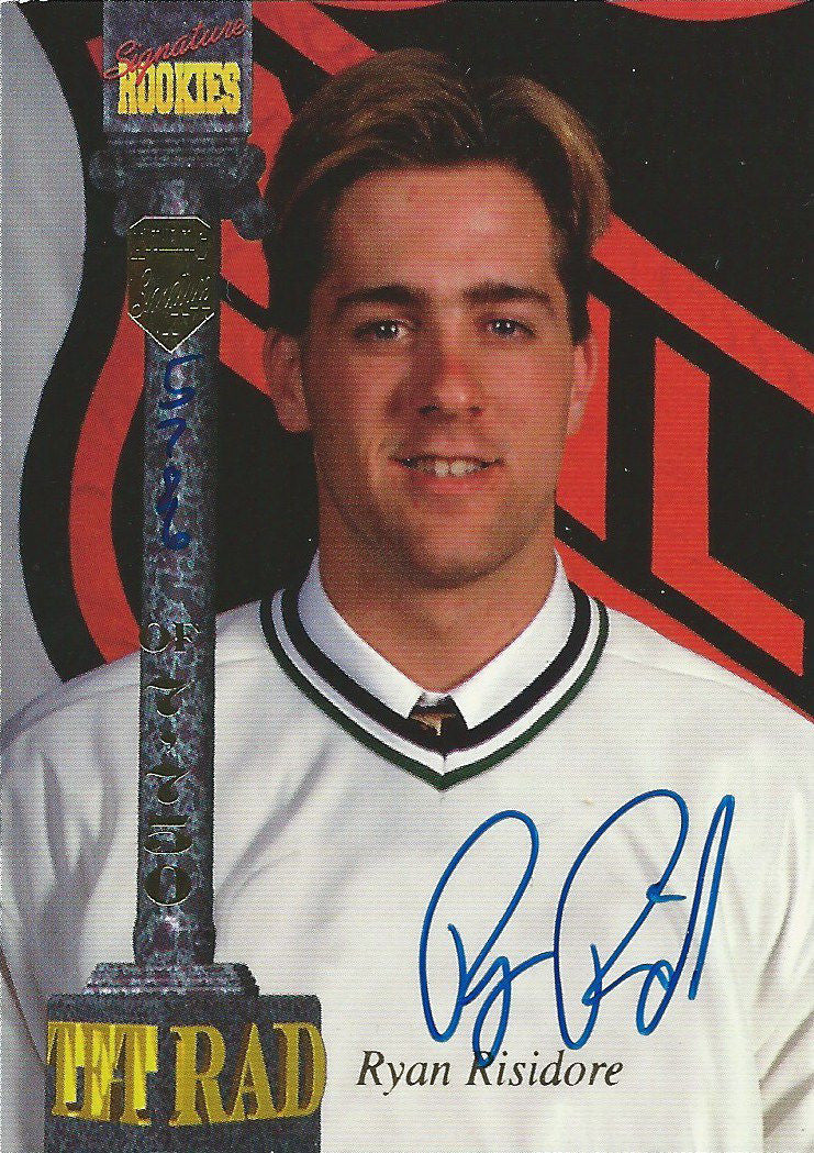 1994 Signature Rookies Tetrad Autographs #CXII RYAN RISIDORE Auto 02454