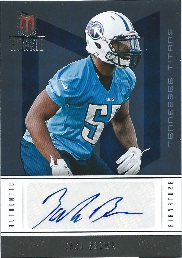 2012 Momentum ZACH BROWN Auto RC 508/699 Panini Rookie NFL 01066