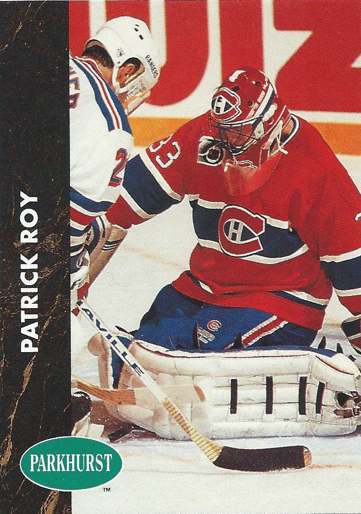 1991-92 Pankhurst #90 PATRICK ROY Hockey NHL 02464