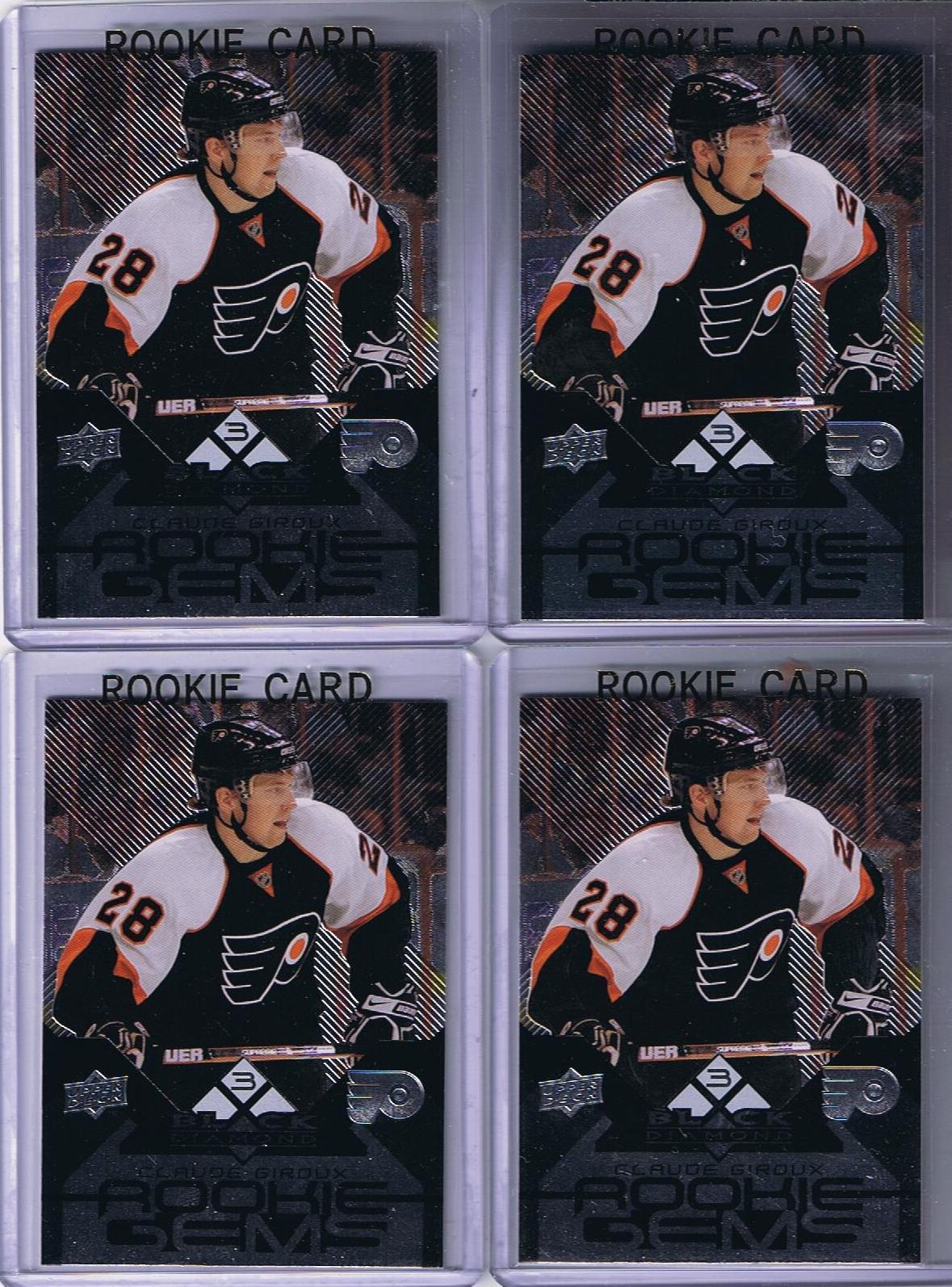 2008-09 Black Diamond CLAUDE GIROUX Rookie Philadelphia Flyers RC NHL 01387 Image 1