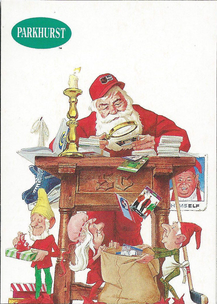 1991-92 Pankhurst #SC SANTA CLAUS Hockey NHL 02466