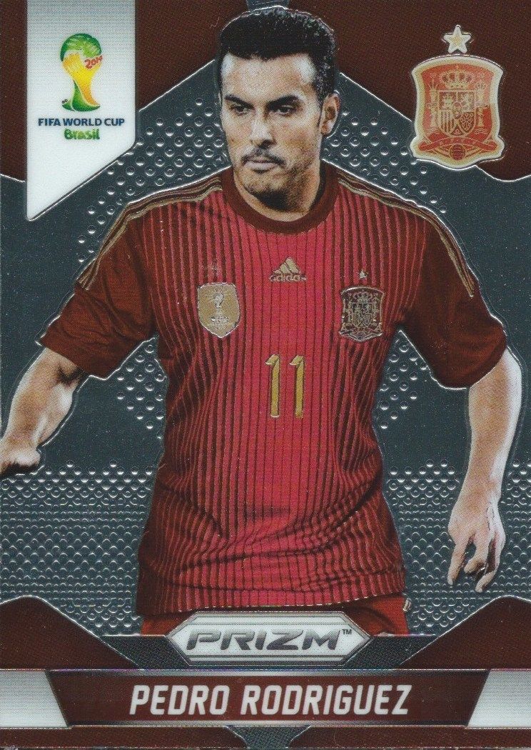 2014 Panini Prizm World Cup Prizms PEDRO RODRIGUEZ Soccer Spain Football Image 1
