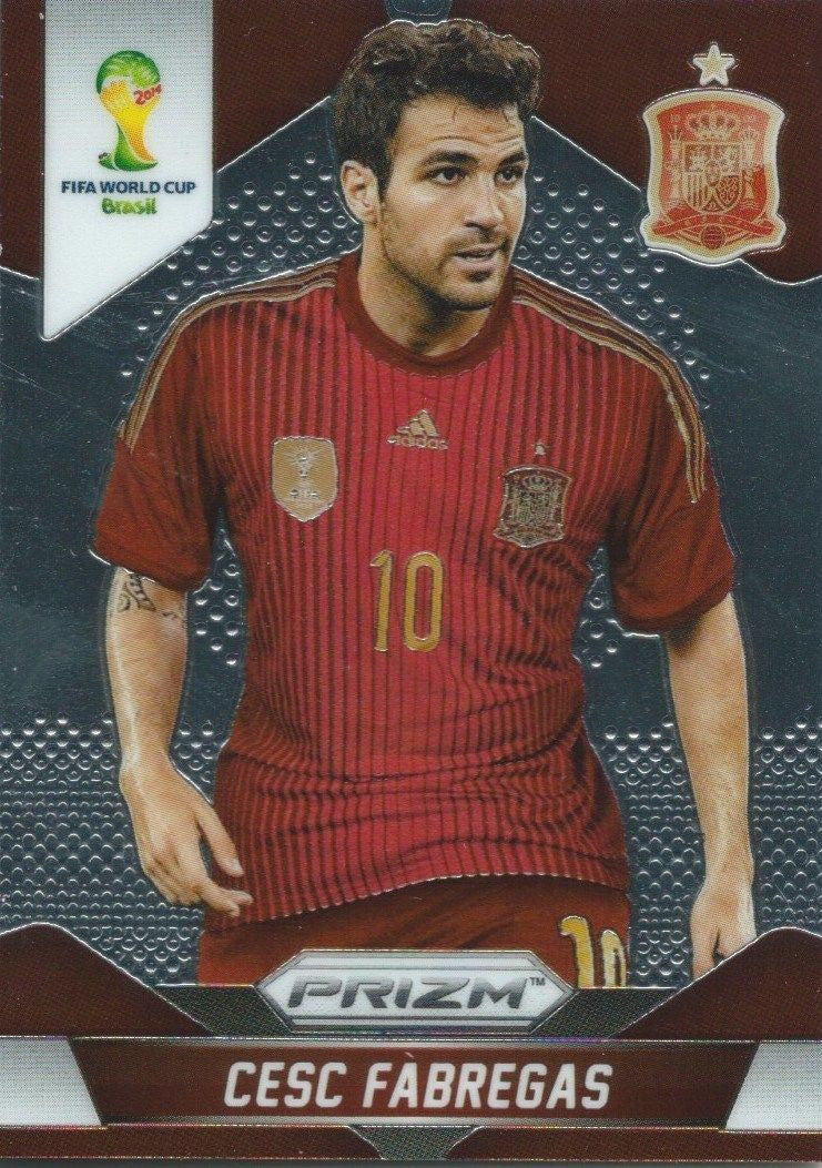 2014 Panini Prizm World Cup Prizms CESC FABREGAS Soccer Spain Football