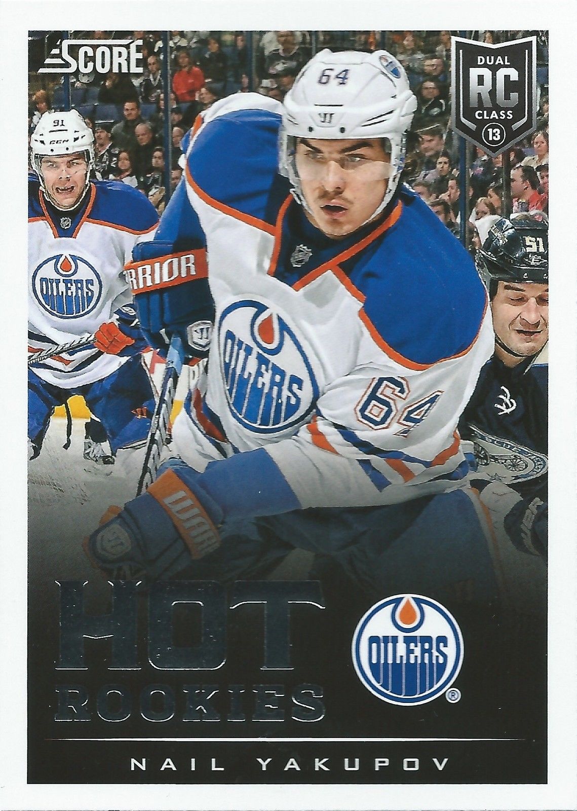 2013-14 Panini Score NAIL YAKUPOV Rookie Edmonton Oilers RC Hot 01380 Image 1
