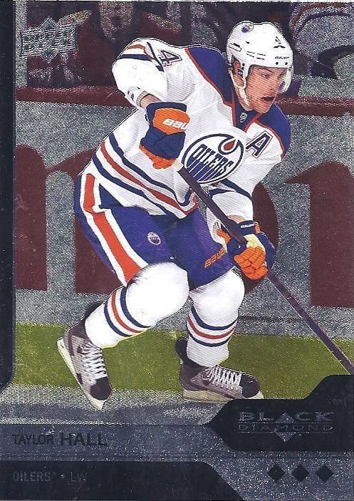 2013-14 Black Diamond TAYLOR HALL Triple Diamond Oilers Upper Deck 00596 Image 1