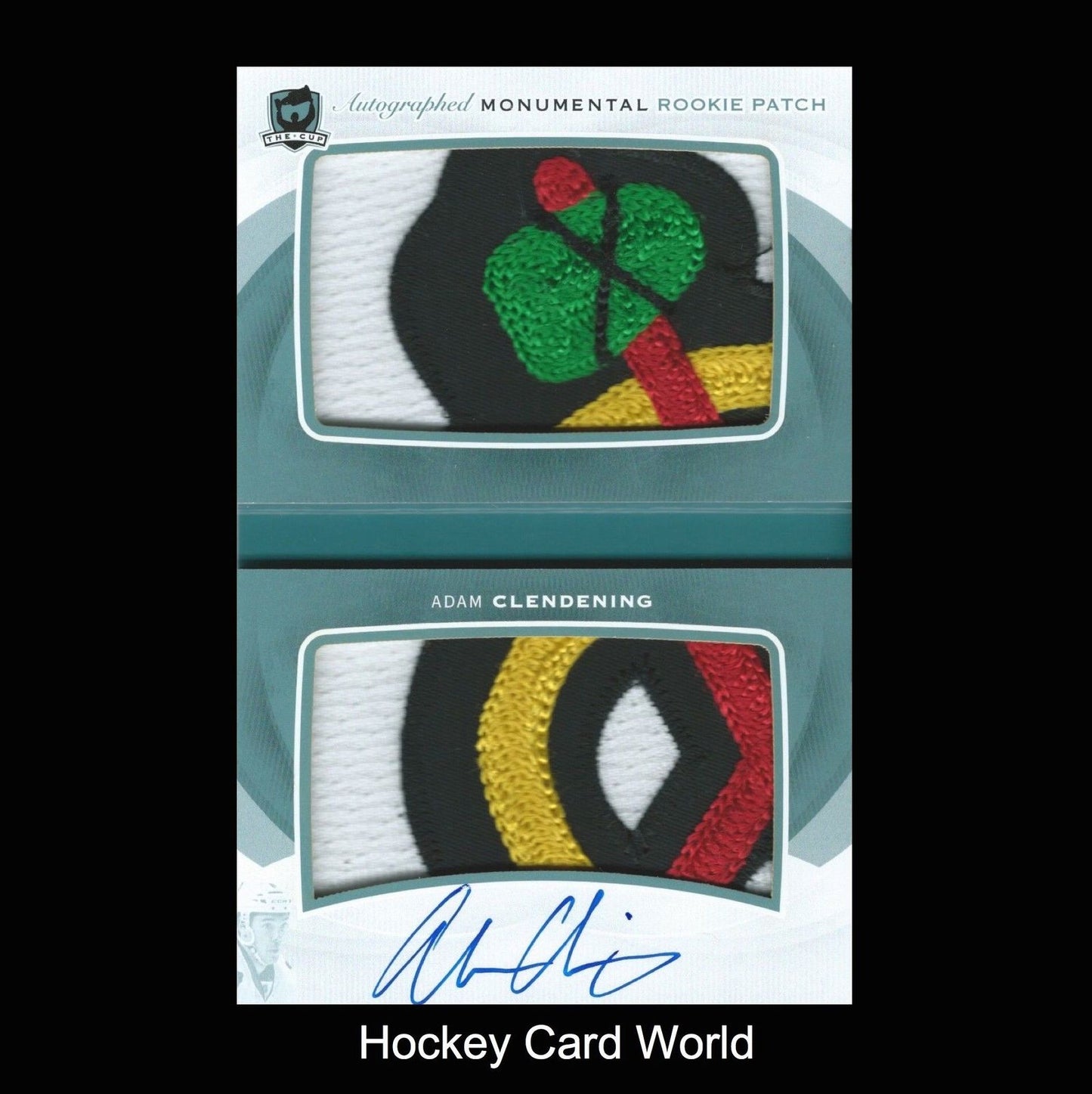 2014-15 The Cup Monumental ADAM CLENDENING 2/5 Rookie Patch Auto Booklet Image 1