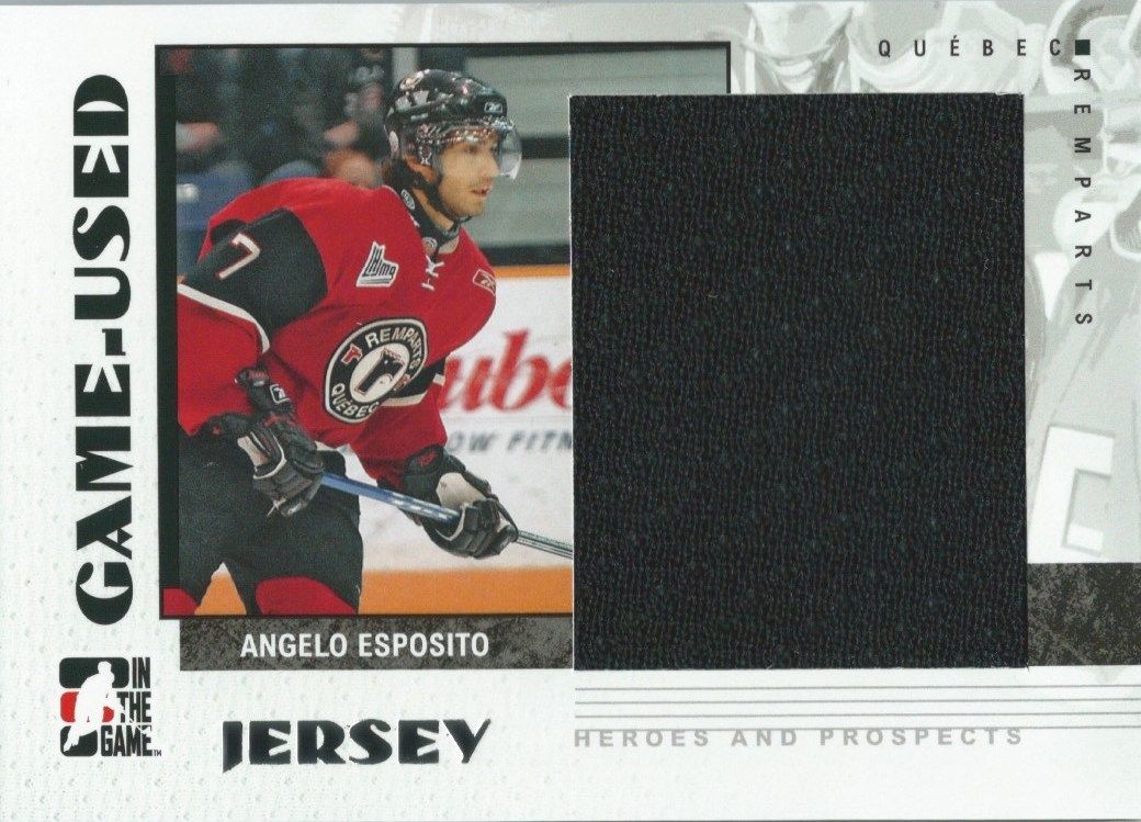 2007-08 ITG Heroes and Prospects Jerseys ANGELO EXPOSIT Game /130* 02315 Image 1