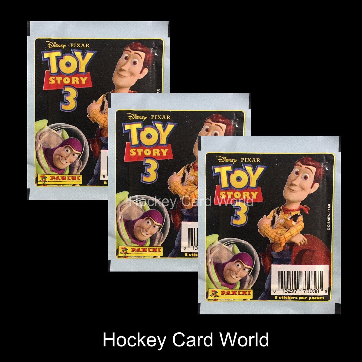 Disney Pixar Toy Story 3 Album Sticker Pack x3 (3 Pack Lot - 24 Stickers) Image 1