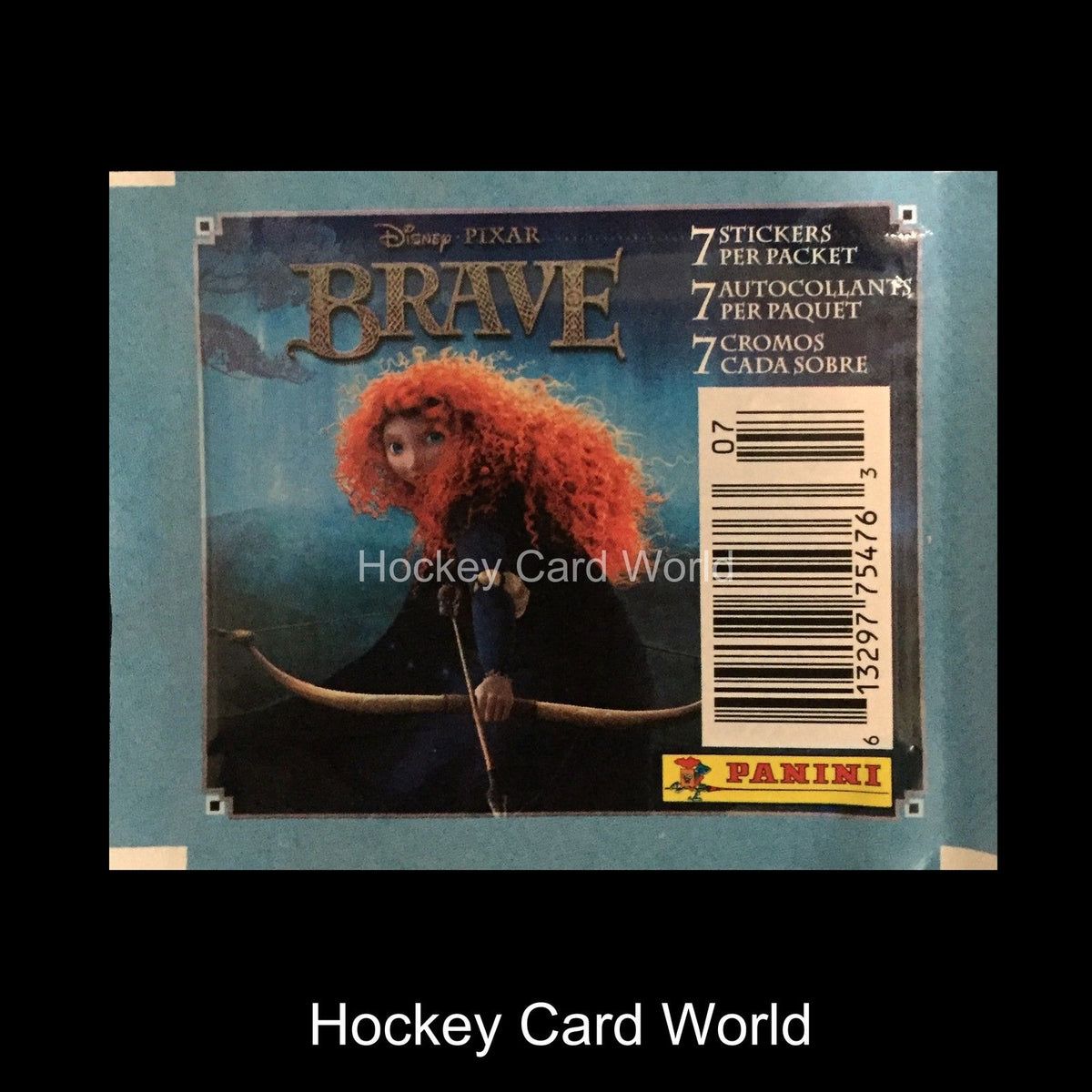 2012 Disney Pixar Brave (7 Album Sticker Panini Pack) Image 1