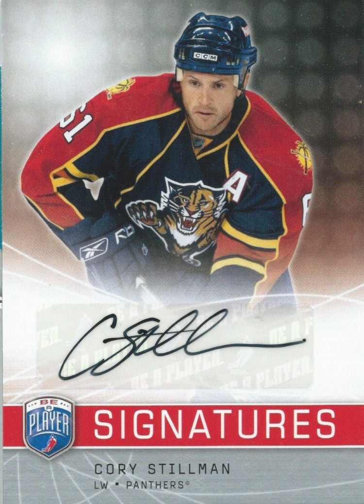 2008-09 Be A Player Signatures CORY STILLMAN Auto Signatures 00258
