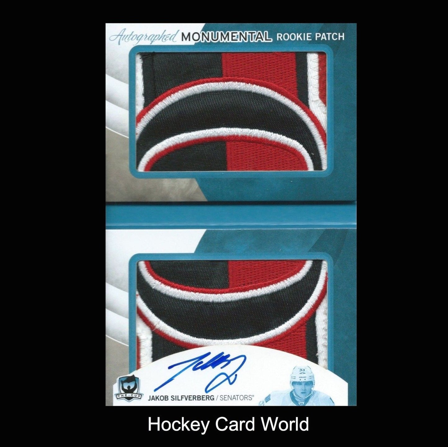 2012-13 The Cup Monumental JAKOB SILFVERBERG 3/3 Rookie Patch Auto Booklet