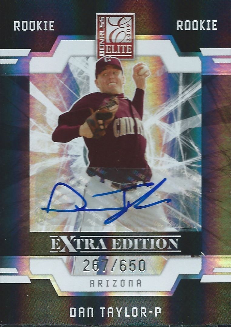2009 Donruss Elite Extra Edition DAN TAYLOR #/650 Rookie Panini 01463 Image 1