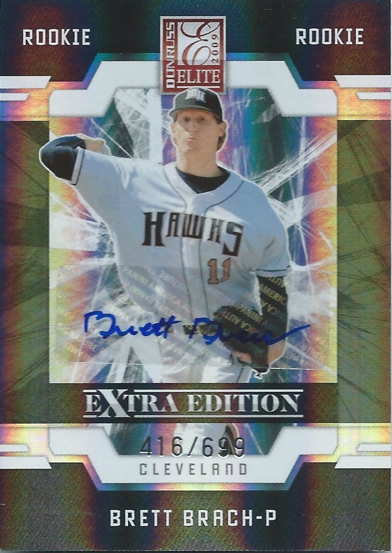 2009 Donruss Elite Extra Edition BRETT BRACH #/699 Rookie 01459 01461 Image 1