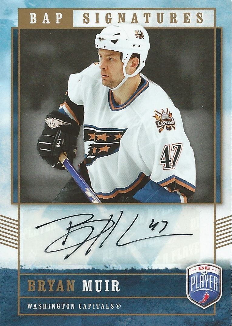 2006-07 Be A Player Signatures Auto BRYAN MUIR Autographs UD 00268 Image 1