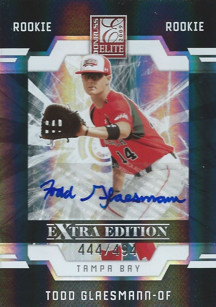 2009 Donruss Elite Extra Edition TODD GLAESMANN 444/494 Rookie 01469 Image 1