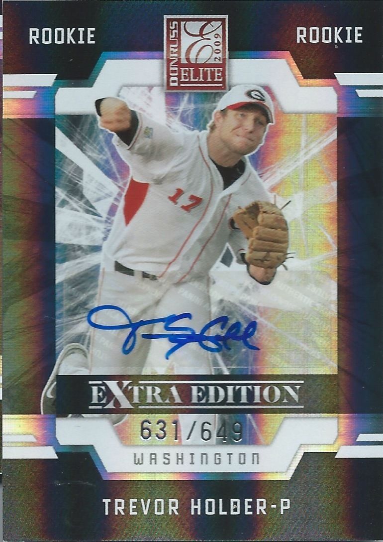 2009 Donruss Elite Extra Edition TREVOR HOLDER 631/649 Rookie 01470 Image 1