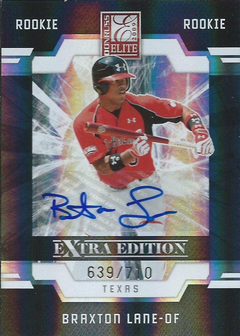 2009 Donruss Elite Extra Edition BRAXTON LANE 639/710 Rookie Panini 01424 Image 1