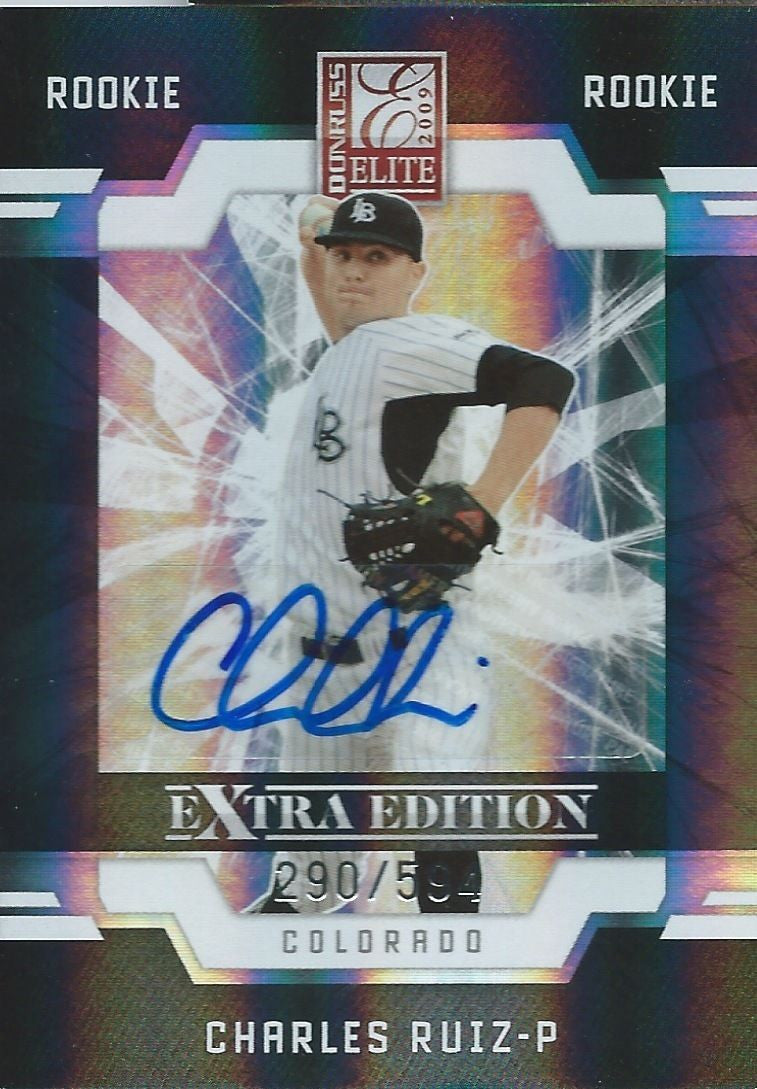2009 Donruss Elite Extra Edition CHARLES RUIZ 290/594 Rookie Panini 01449