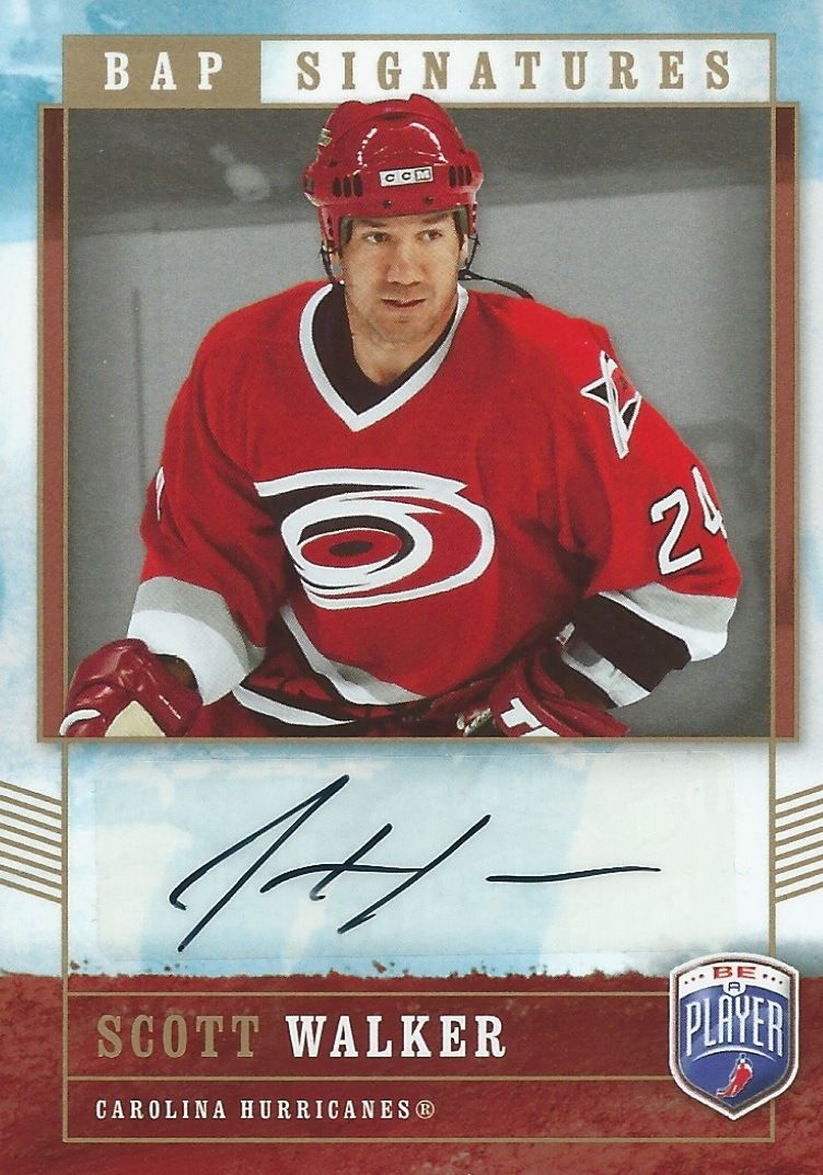 2006-07 Be A Player Signatures Auto SCOTT WALKER Autographs UD 00272 Image 1