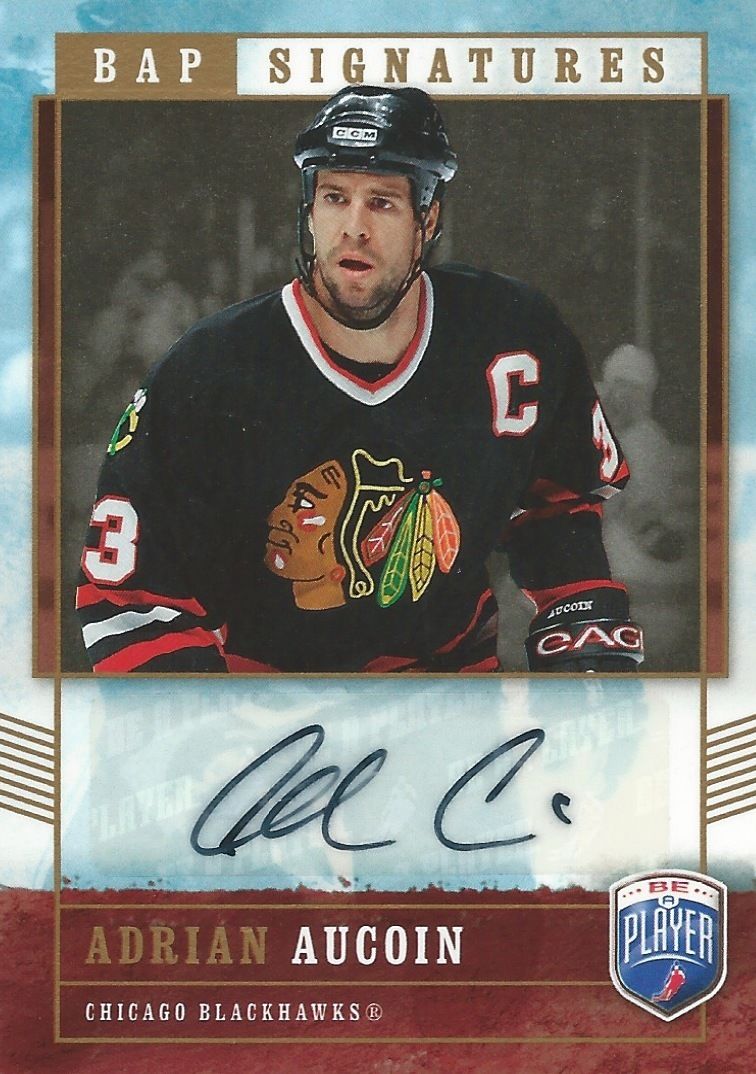 2006-07 Be A Player Signatures Auto ADRIAN AUCOIN Autographs Upper Deck Image 1