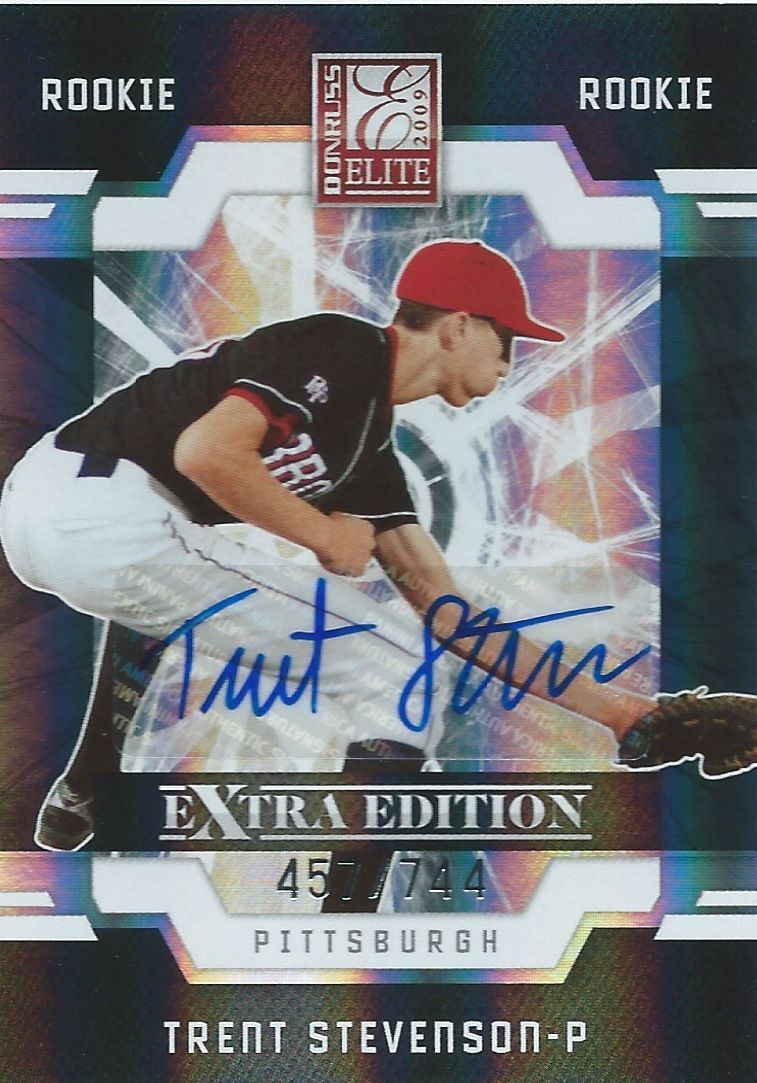 2009 Donruss Elite Extra Edition TRENT STEVENSON 457/744 Rookie 01452 Image 1