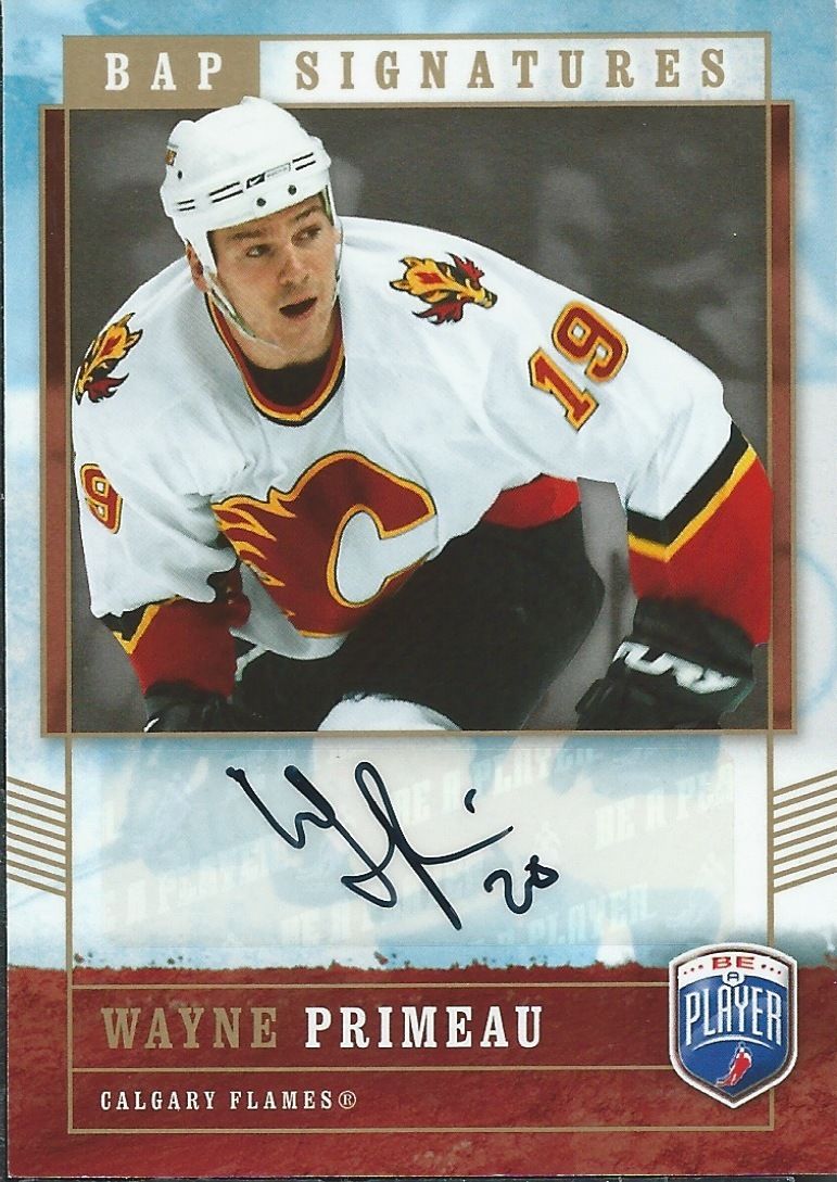 2006-07 Be A Player Signatures Auto WAYNE PRIMEAU Autographs UD 00302 Image 1