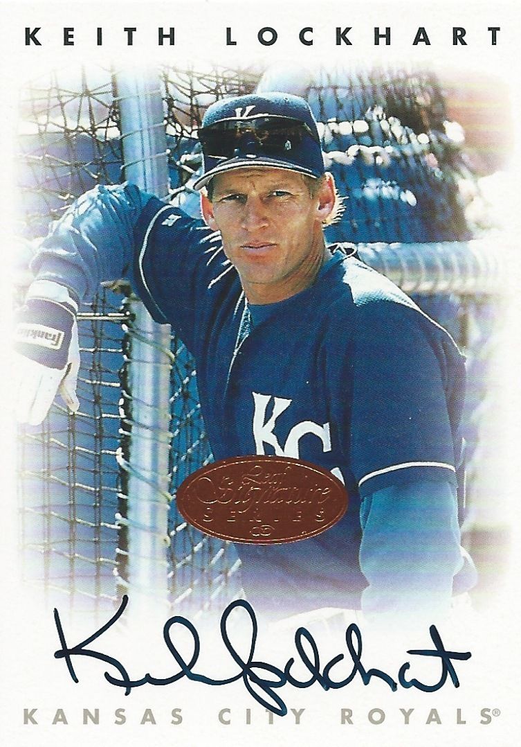 1996 Leaf Signature Autographs Bronze KEITH LOCKHART Auto /3500 01484 Image 1