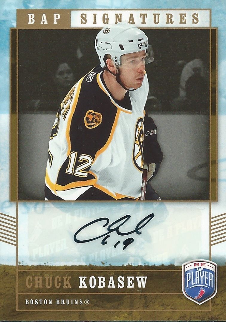 2006-07 Be A Player Signatures Auto CHUCK KOBASEW Autographs UD 00300 Image 1