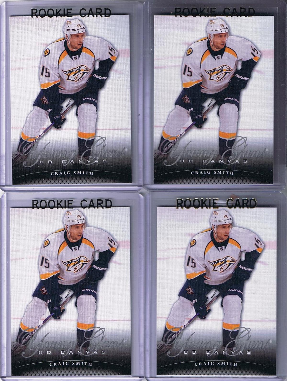 2011-12 Upper Deck Canvas YG CRAIG SMITH Young Guns Rookie Predators 02246 Image 1