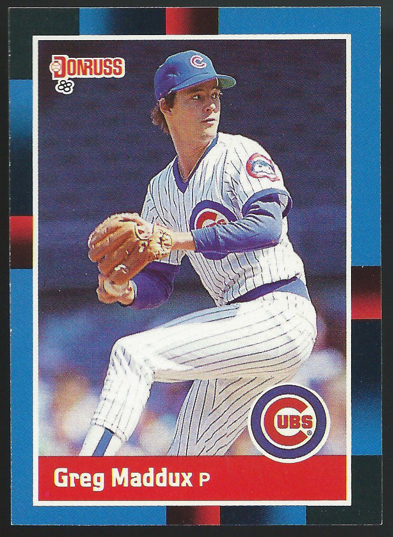 1988 Donruss #539 GREG MADDUX Baseball MLB 02477